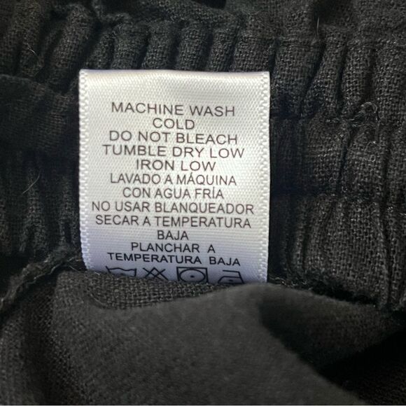 Love Tree Black Pull-On  Pants with Elastic Ankles Size Small - Picture 10 of 10